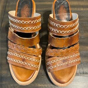 Freebird Albuquerque Sandal in Whiskey, Size 8